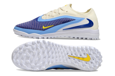 Nike Phantom 6 Elite TF Artificial Turf Soccer Shoes - Blue/White/Jade
