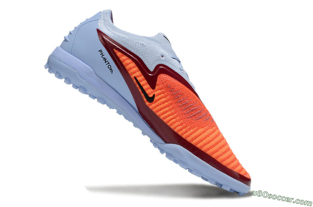 Nike Phantom 6 Elite TF Artificial Turf Soccer Shoes - Red/Jade/Black 4