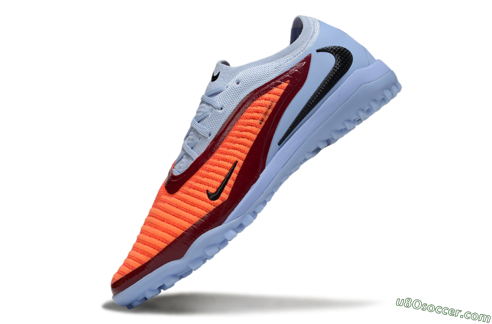 Nike Phantom 6 Elite TF Artificial Turf Soccer Shoes - Red/Jade/Black 5