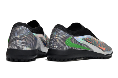Nike Phantom 6 Elite TF Artificial Turf Soccer Shoes - Grey/Silver/Black
