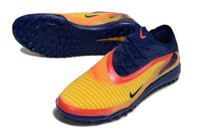 Nike Phantom 6 Elite TF Artificial Turf Soccer Shoes - Yellow/Red/Blue