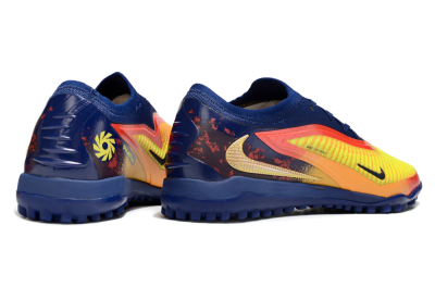 Nike Phantom 6 Elite TF Artificial Turf Soccer Shoes - Yellow/Red/Blue