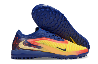 Nike Phantom 6 Elite TF Artificial Turf Soccer Shoes - Yellow/Red/Blue