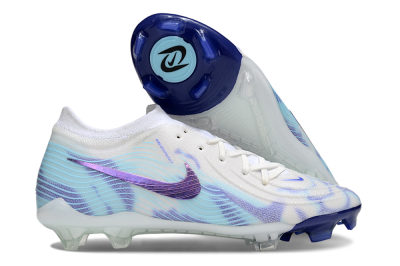 Nike Phantom GX 2 Elite FG Firm Ground Soccer Cleats - White/Purple/Jade