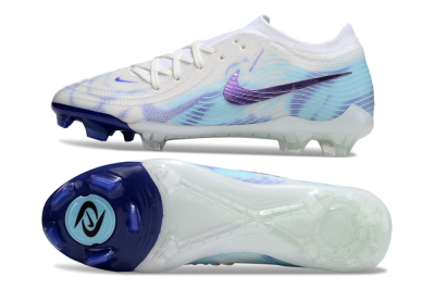 Nike Phantom GX 2 Elite FG Firm Ground Soccer Cleats - White/Purple/Jade