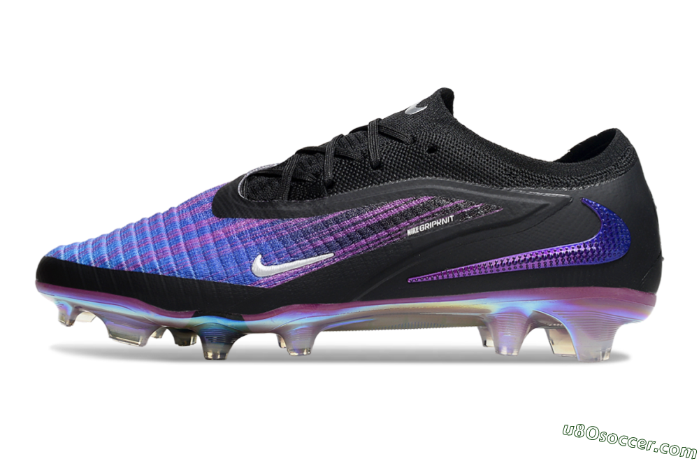 Nike Phantom 6 Elite FG Firm Ground Soccer Cleats - Blue/Black/Purple 2