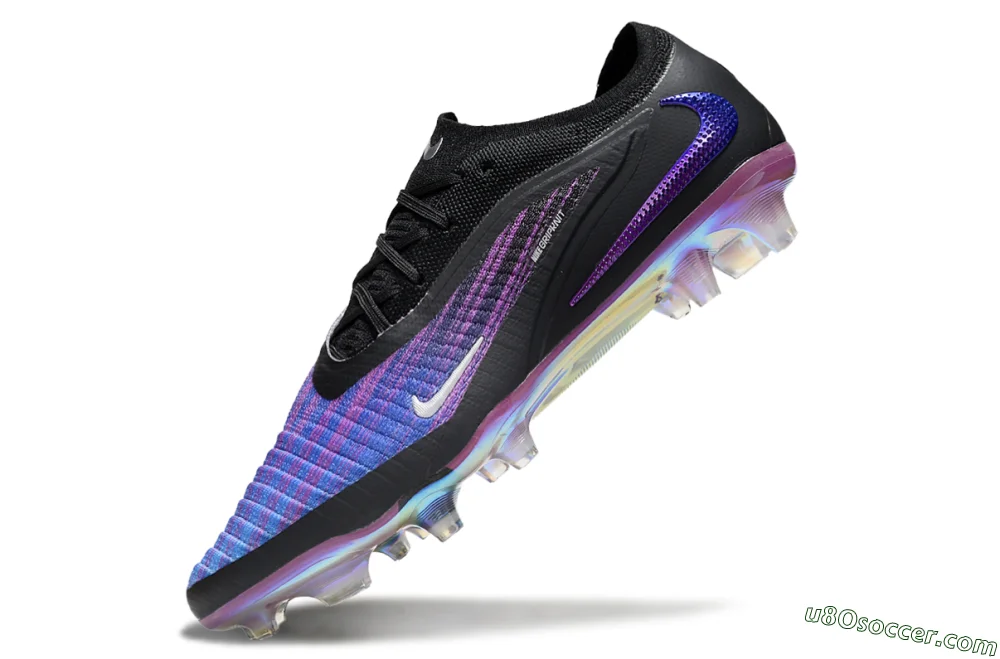 Nike Phantom 6 Elite FG Firm Ground Soccer Cleats - Blue/Black/Purple