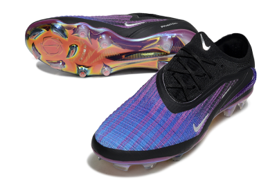Nike Phantom 6 Elite FG Firm Ground Soccer Cleats - Blue/Black/Purple