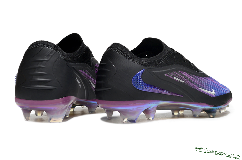 Nike Phantom 6 Elite FG Firm Ground Soccer Cleats - Blue/Black/Purple 6