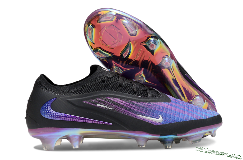 Nike Phantom 6 Elite FG Firm Ground Soccer Cleats - Blue/Black/Purple 1