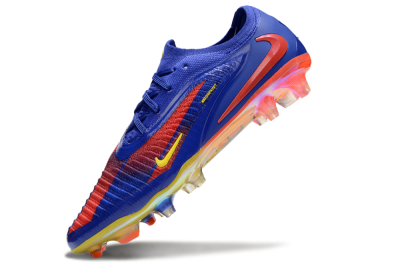 Nike Phantom 6 Elite FG Firm Ground Soccer Cleats - Blue/Red/Yellow