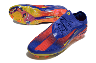 Nike Phantom 6 Elite FG Firm Ground Soccer Cleats - Blue/Red/Yellow