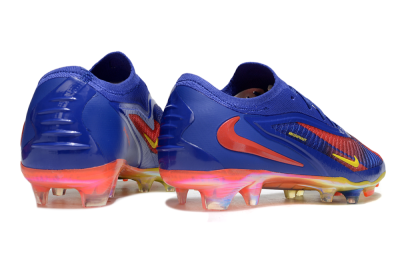 Nike Phantom 6 Elite FG Firm Ground Soccer Cleats - Blue/Red/Yellow