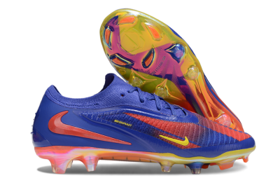 Nike Phantom 6 Elite FG Firm Ground Soccer Cleats - Blue/Red/Yellow