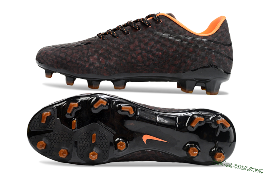Nike Hypervenom Phantom FG Firm Ground Soccer Cleats - Black/Red 0