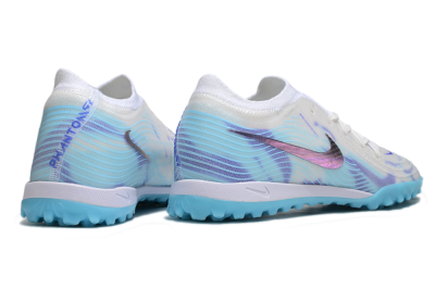 Nike Phantom GX 2 Elite TF Artificial Turf Soccer Shoes - White/Purple/Jade