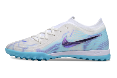 Nike Phantom GX 2 Elite TF Artificial Turf Soccer Shoes - White/Purple/Jade
