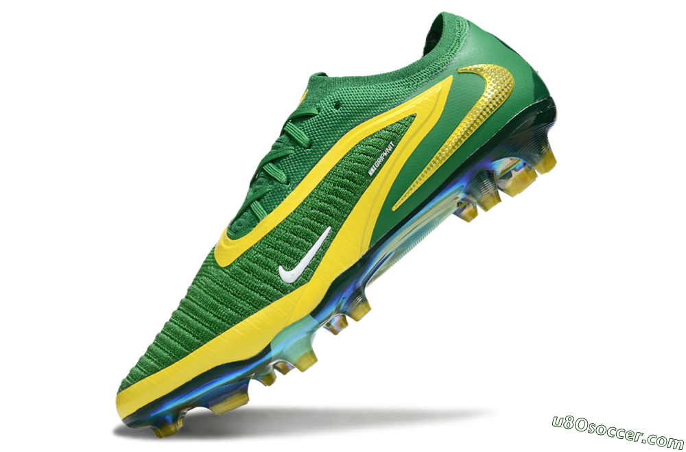 Nike Phantom 6 Elite FG Firm Ground Soccer Cleats - Green/Yellow/Black 5