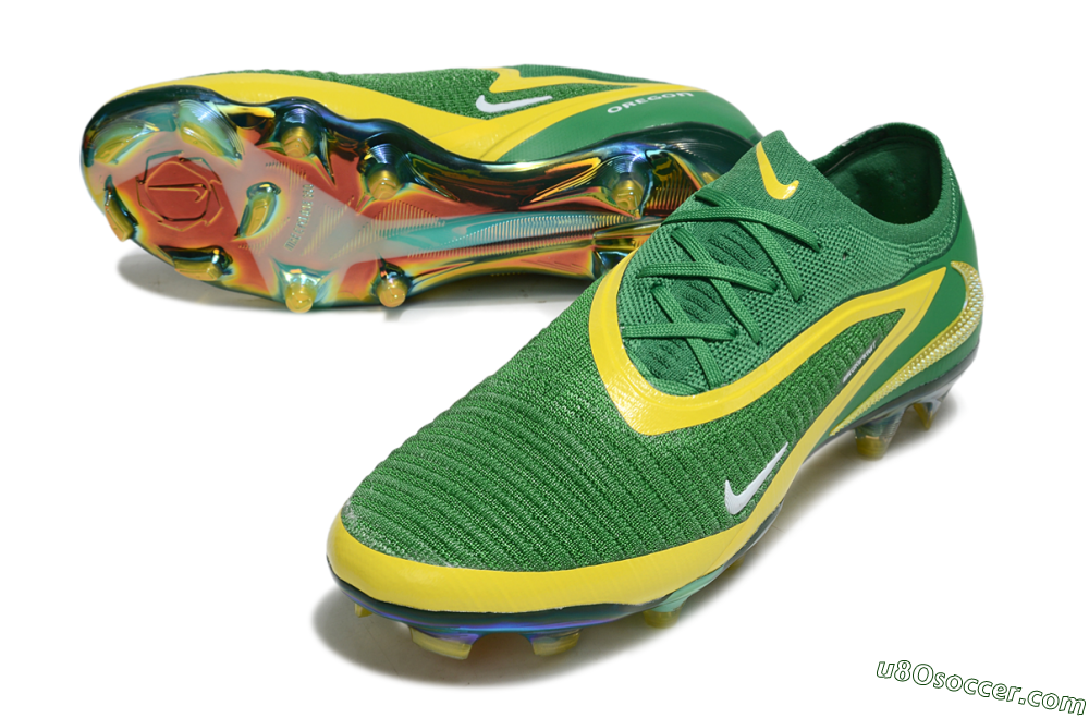 Nike Phantom 6 Elite FG Firm Ground Soccer Cleats - Green/Yellow/Black 3
