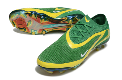 Nike Phantom 6 Elite FG Firm Ground Soccer Cleats - Green/Yellow/Black