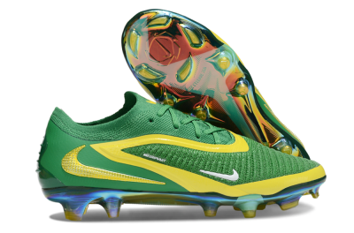 Nike Phantom 6 Elite FG Firm Ground Soccer Cleats - Green/Yellow/Black