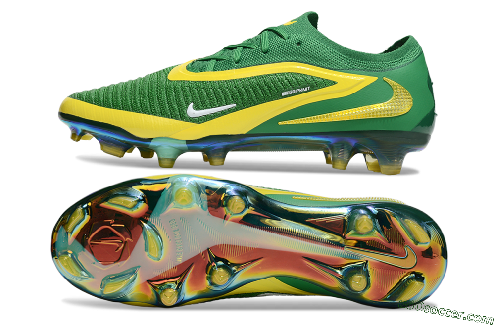 Nike Phantom 6 Elite FG Firm Ground Soccer Cleats - Green/Yellow/Black 0