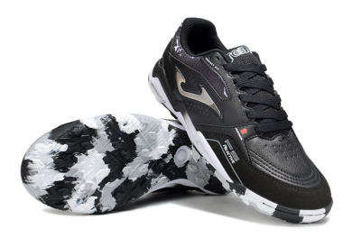 Joma Top Flex TF Artificial Turf Soccer Shoes - Black/Silver/White