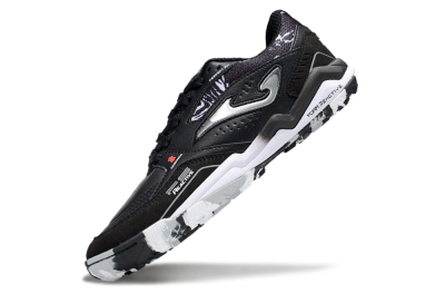 Joma Top Flex TF Artificial Turf Soccer Shoes - Black/Silver/White