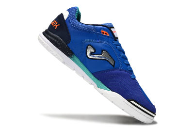 Joma Top Flex IC Indoor & Futsal Soccer Shoes - Blue/Silver/Black