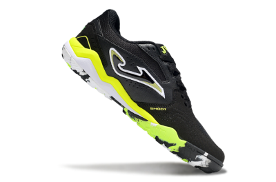Joma Top Flex TF Artificial Turf Soccer Shoes - Black/White/Yellow