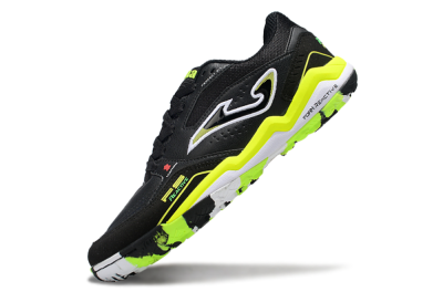 Joma Top Flex TF Artificial Turf Soccer Shoes - Black/White/Yellow