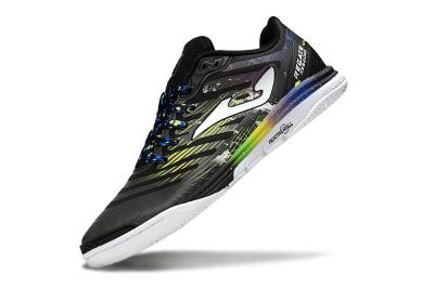 Joma Top Flex IC Indoor & Futsal Soccer Shoes - Black/White/Yellow