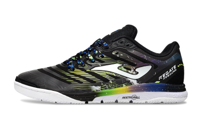 Joma Top Flex IC Indoor & Futsal Soccer Shoes - Black/White/Yellow