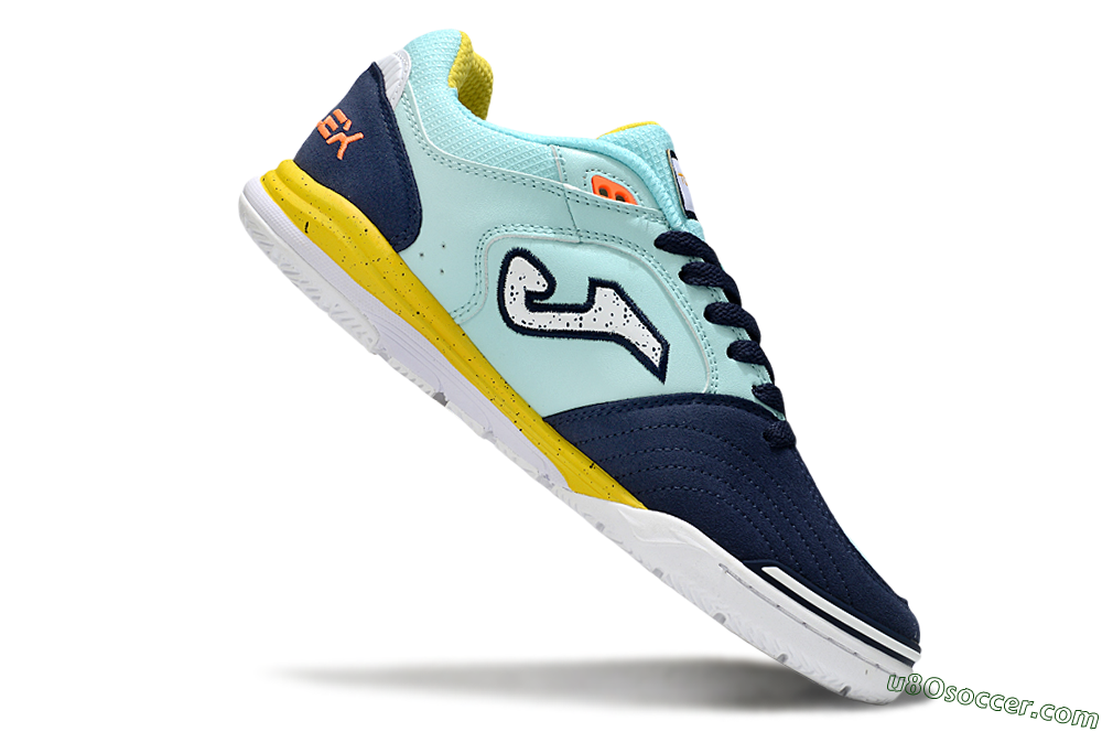 Joma Top Flex IC Indoor & Futsal Soccer Shoes - Jade/Silver/Blue 4