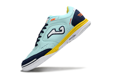 Joma Top Flex IC Indoor & Futsal Soccer Shoes - Jade/Silver/Blue
