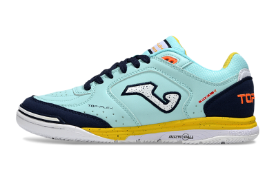 Joma Top Flex IC Indoor & Futsal Soccer Shoes - Jade/Silver/Blue