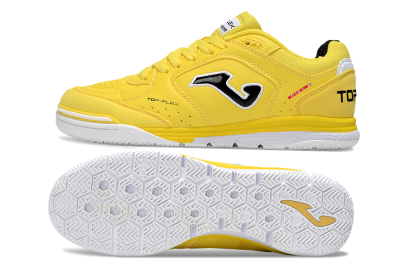 Joma Top Flex IC Indoor & Futsal Soccer Shoes - Yellow/Black/White