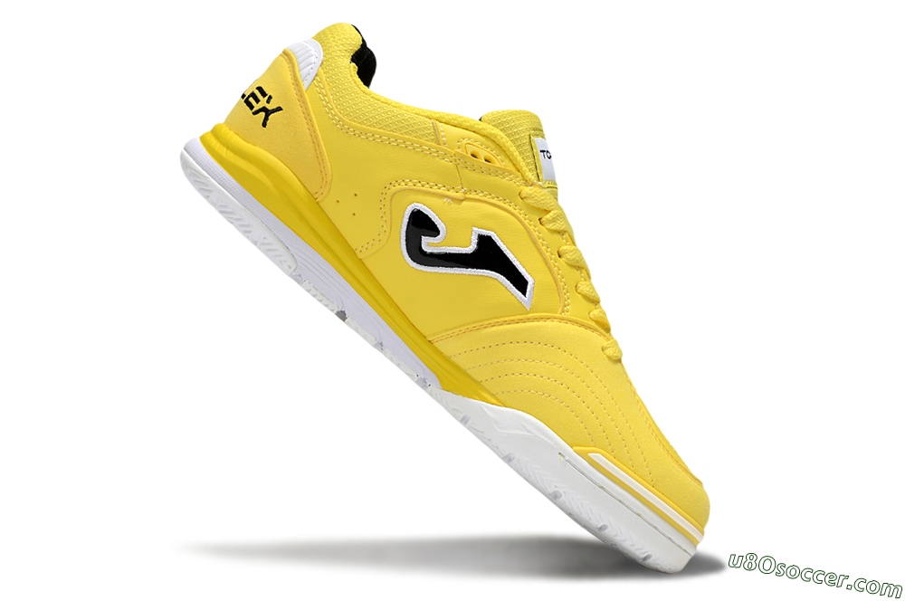 Joma Top Flex IC Indoor & Futsal Soccer Shoes - Yellow/Black/White 4
