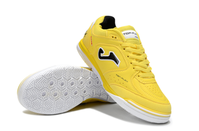 Joma Top Flex IC Indoor & Futsal Soccer Shoes - Yellow/Black/White