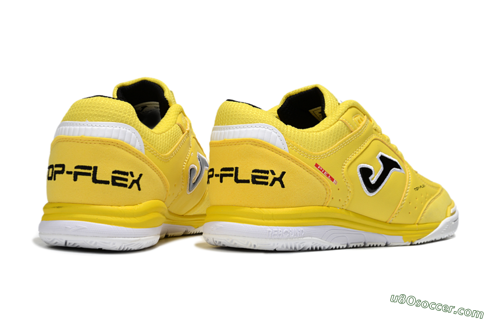 Joma Top Flex IC Indoor & Futsal Soccer Shoes - Yellow/Black/White 6