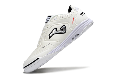 Joma Top Flex IC Indoor & Futsal Soccer Shoes - White/Silver/Black