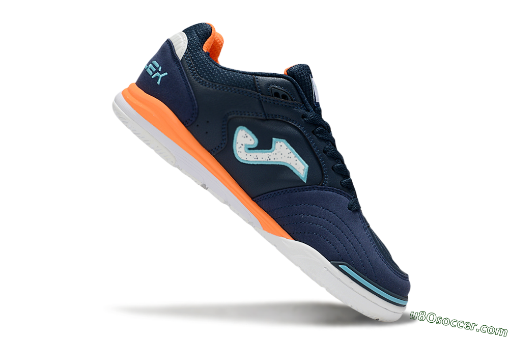 Joma Top Flex IC Indoor & Futsal Soccer Shoes - Blue/White/Jade 4