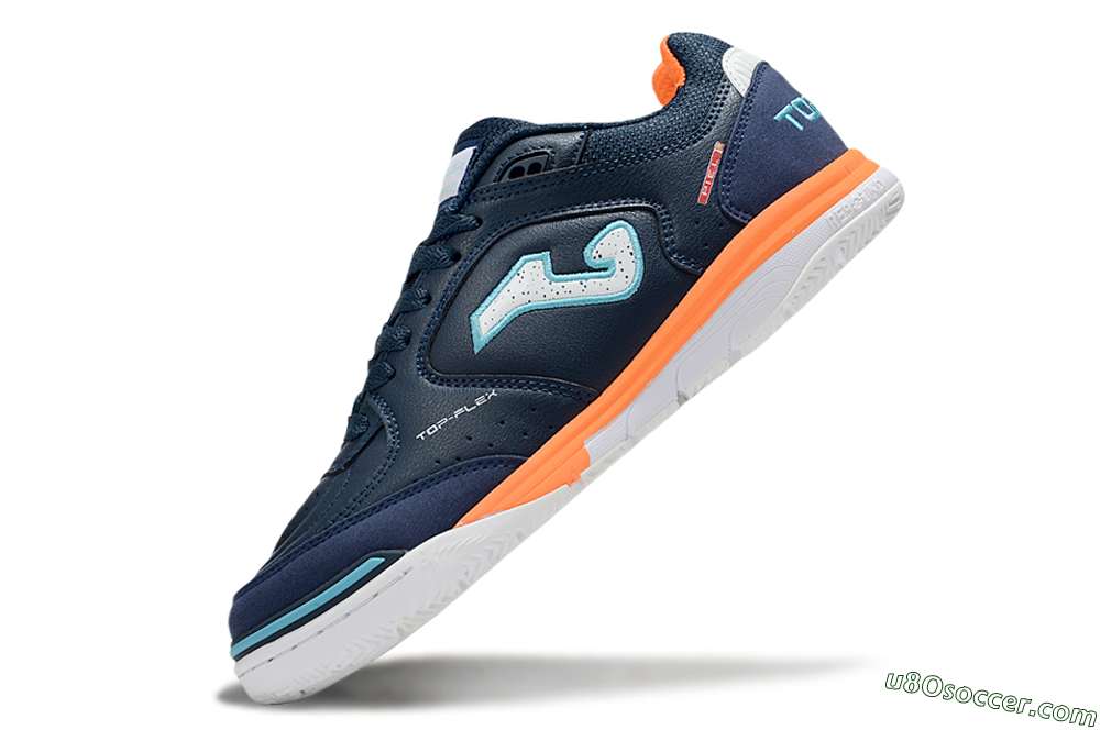 Joma Top Flex IC Indoor & Futsal Soccer Shoes - Blue/White/Jade 5