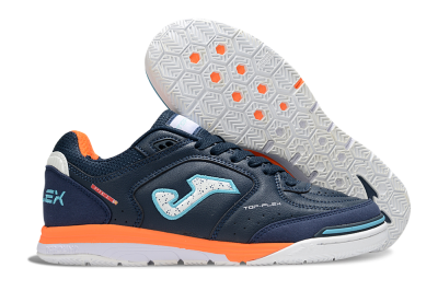 Joma Top Flex IC Indoor & Futsal Soccer Shoes - Blue/White/Jade