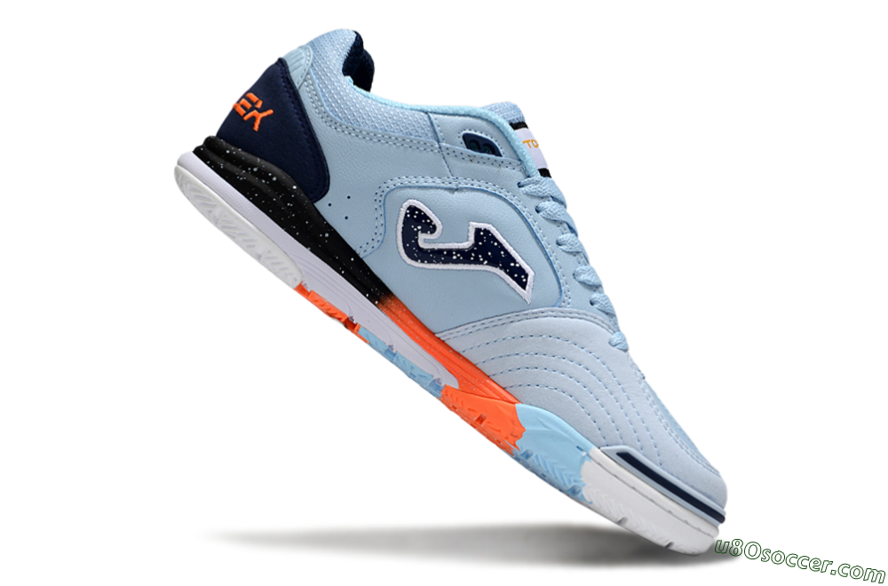 Joma Top Flex IC Indoor & Futsal Soccer Shoes - Jade/Blue/White 4