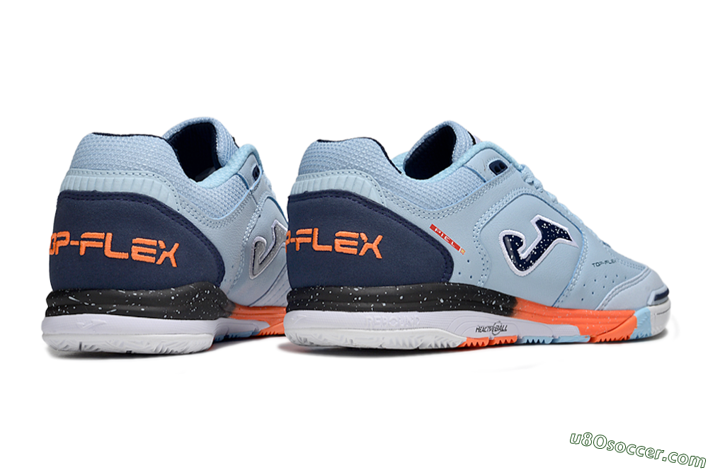 Joma Top Flex IC Indoor & Futsal Soccer Shoes - Jade/Blue/White 6
