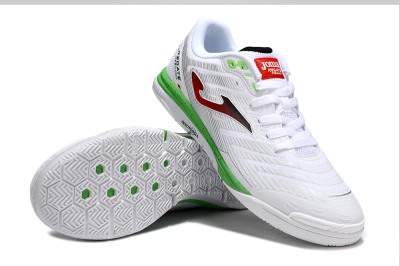 Joma Top Flex IC Indoor & Futsal Soccer Shoes - White/Red/Yellow
