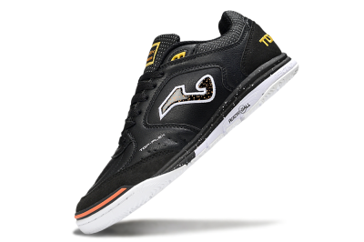 Joma Top Flex IC Indoor & Futsal Soccer Shoes - White/Black/Yellow