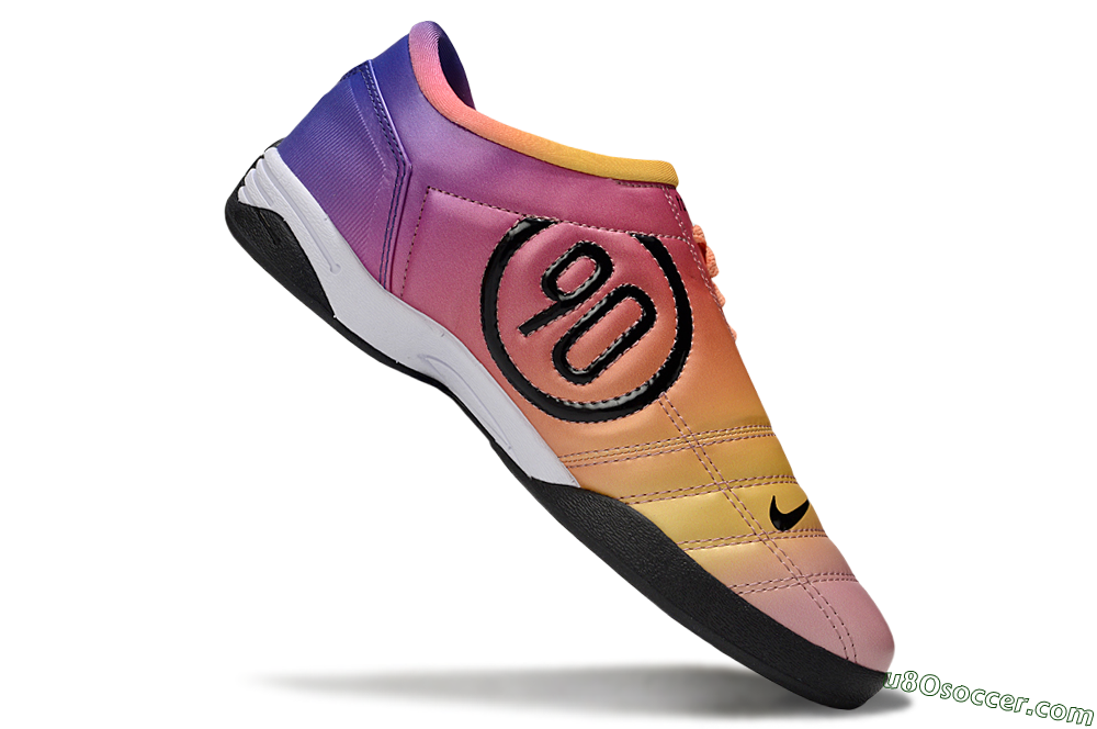Nike Total 90 III IC Indoor & Futsal Soccer Shoes - Pink/Yellow/Purple 4