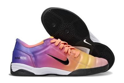 Nike Total 90 III IC Indoor & Futsal Soccer Shoes - Pink/Yellow/Purple